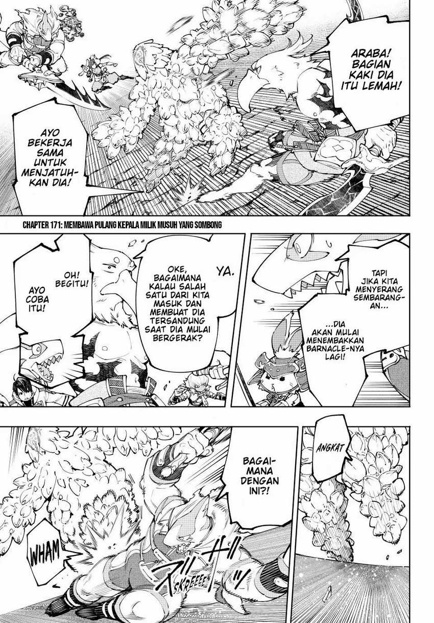 Manga Shangri-La Frontier ~ Kusoge Hunter, Kamige ni Idoman to su~ Chapter 171 gambar 2
