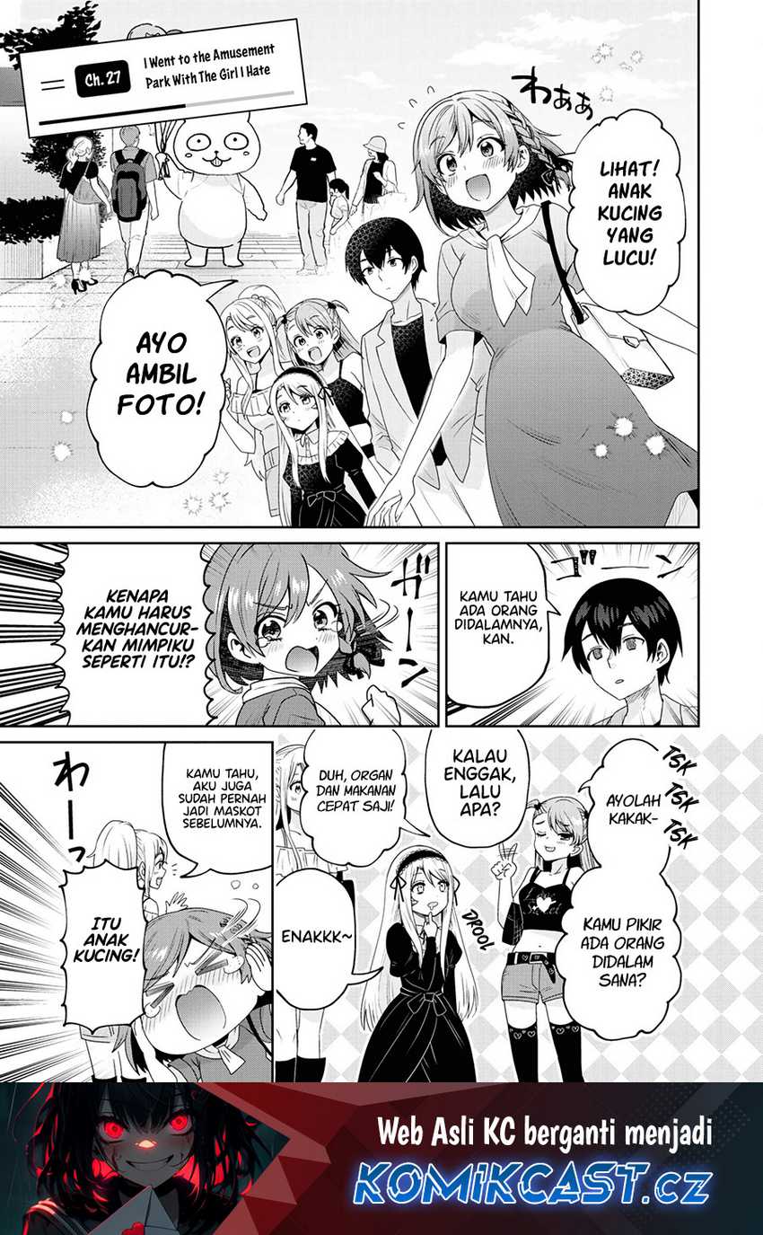 Manga Kurasu no Daikirai na Joshi to Kekkon Suru Koto ni Natta Chapter 27.1 gambar 2