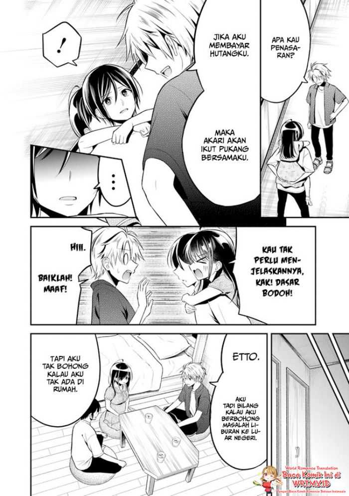 Yuujin ni 500 Yen Kashitara Shakkin no Kata ni Imouto wo Yokoshite Kita Nodakeredo, Ore wa Ittai Dou Sureba Iindarou Chapter 09 Gambar 3