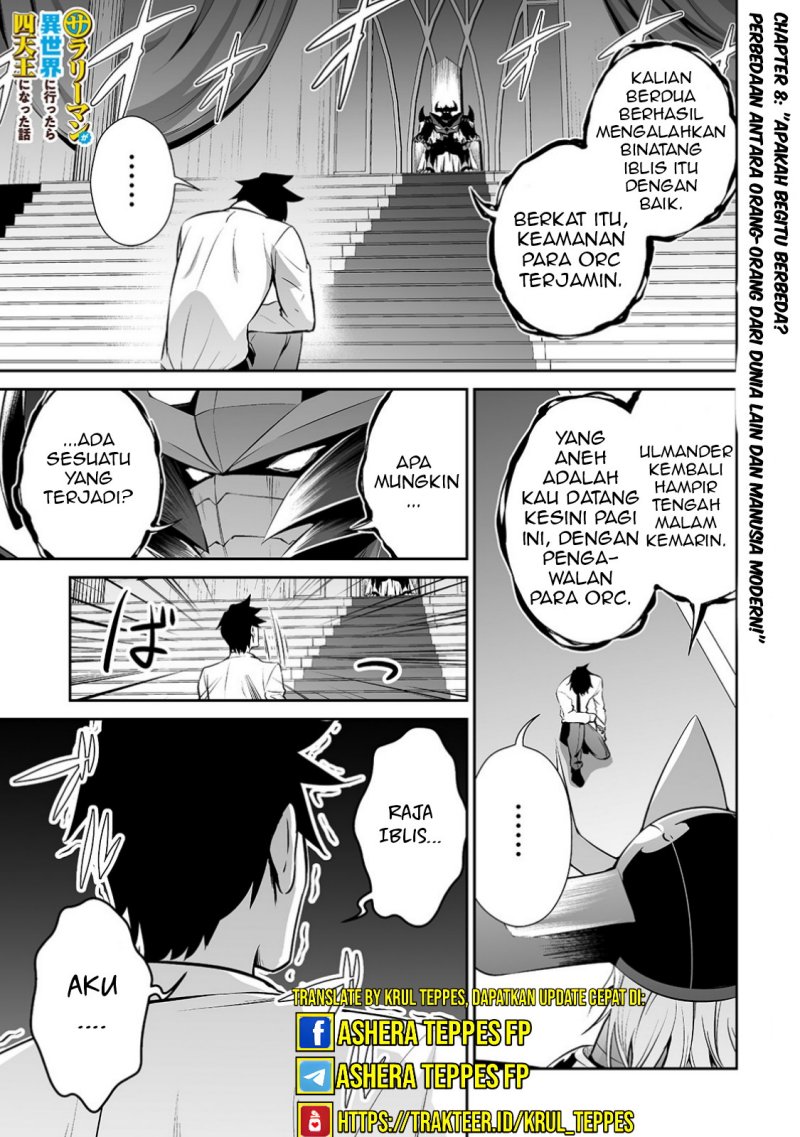 Manga Salaryman Ga Isekai Ni Ittara Shitennou Ni Natta Hanashi Chapter 08 gambar 2