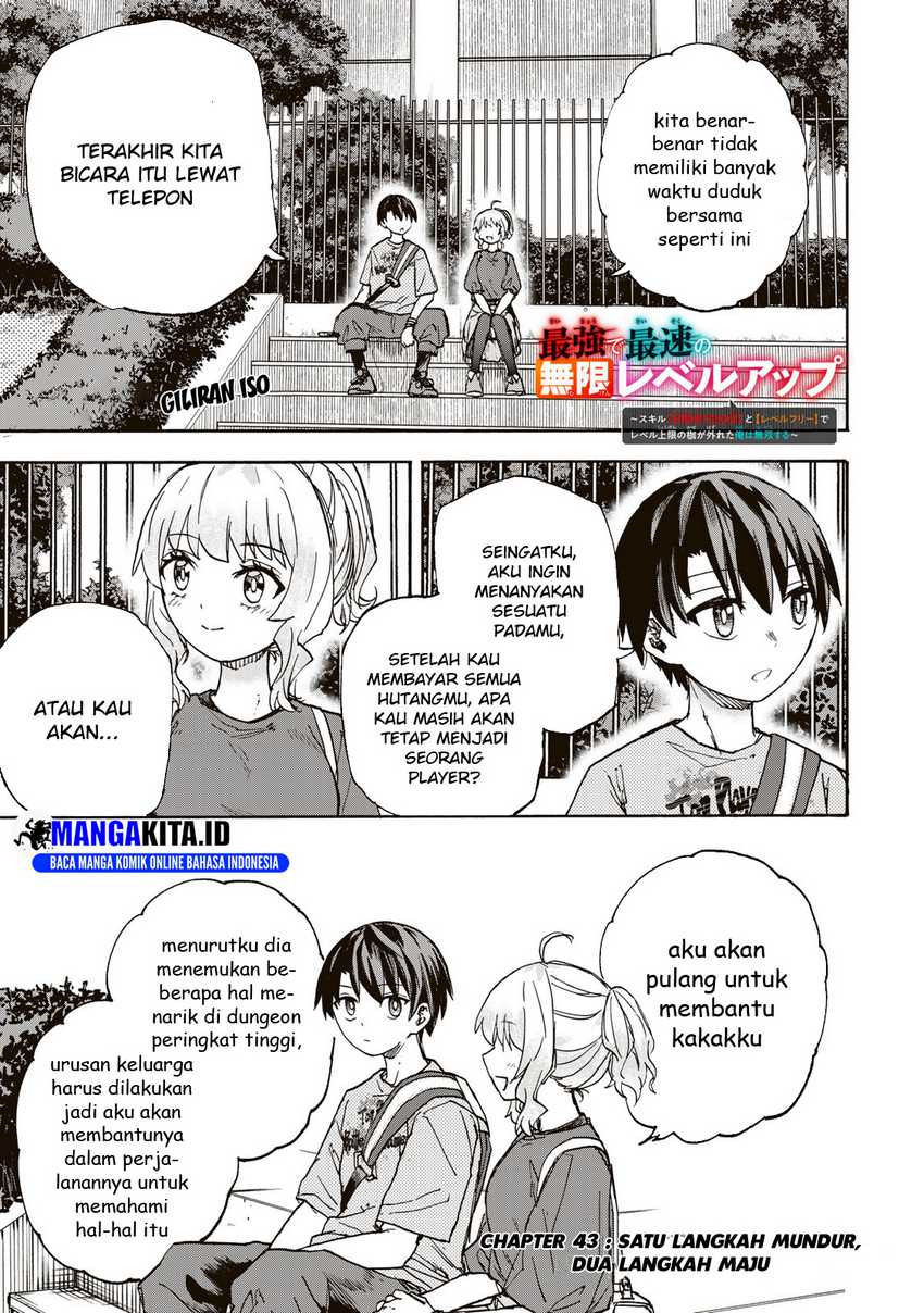 Manga Saikyou de Saisoku no Mugen Level Up Chapter 43 gambar 2