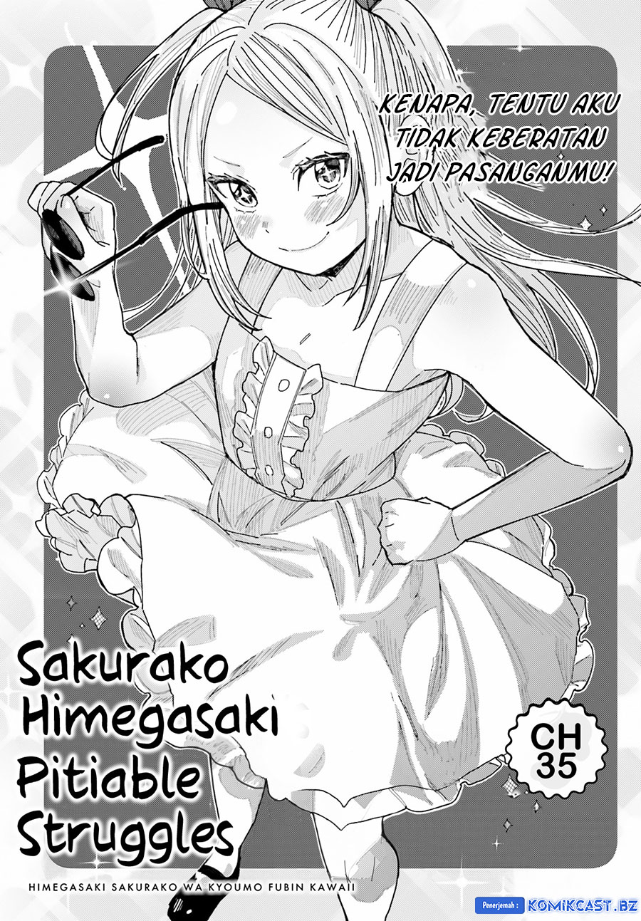 Manga Himegasaki Sakurako wa Kyoumo Fubin Kawaii! Chapter 35 gambar 2