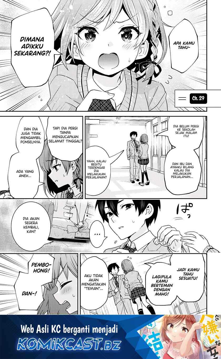 Manga Kurasu no Daikirai na Joshi to Kekkon Suru Koto ni Natta Chapter 29.1 gambar 2