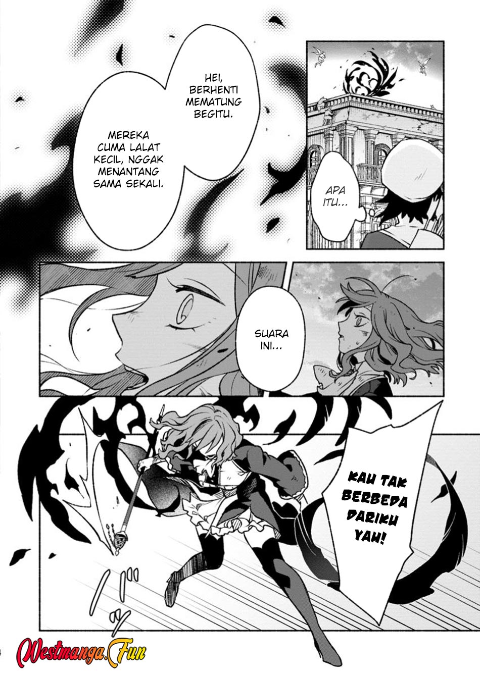 Manga Sono Monban, Saikyou Nitsuki: Tsuihou Sareta Bougyo Ryoku 9999 no Senshi, Outo no Monban Toshite Musou Suru Chapter 33.2 gambar 2