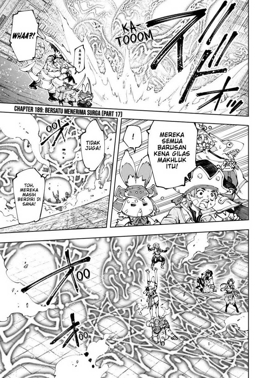 Manga Shangri-La Frontier ~ Kusoge Hunter, Kamige ni Idoman to su~ Chapter 189 gambar 2