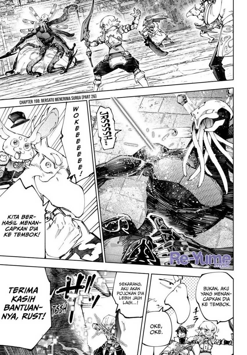 Manga Shangri-La Frontier ~ Kusoge Hunter, Kamige ni Idoman to su~ Chapter 198 gambar 2