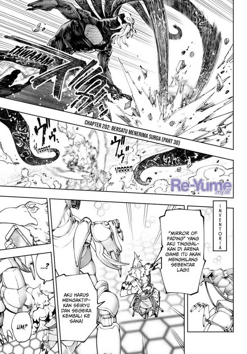 Manga Shangri-La Frontier ~ Kusoge Hunter, Kamige ni Idoman to su~ Chapter 202 gambar 2