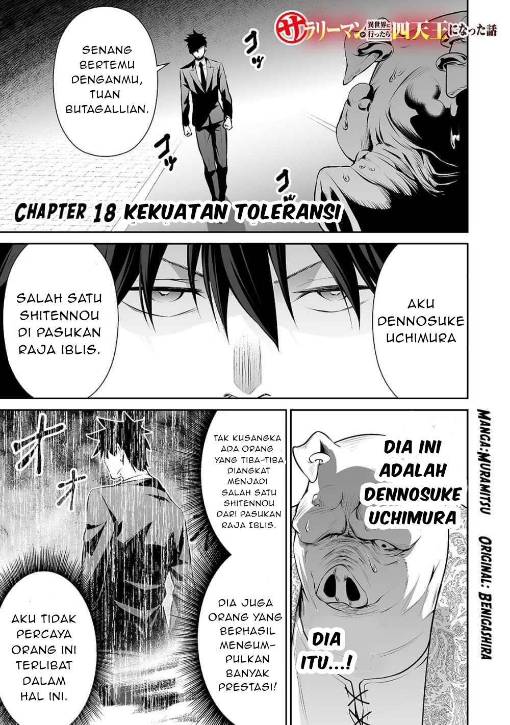 Manga Salaryman Ga Isekai Ni Ittara Shitennou Ni Natta Hanashi Chapter 18 gambar 2