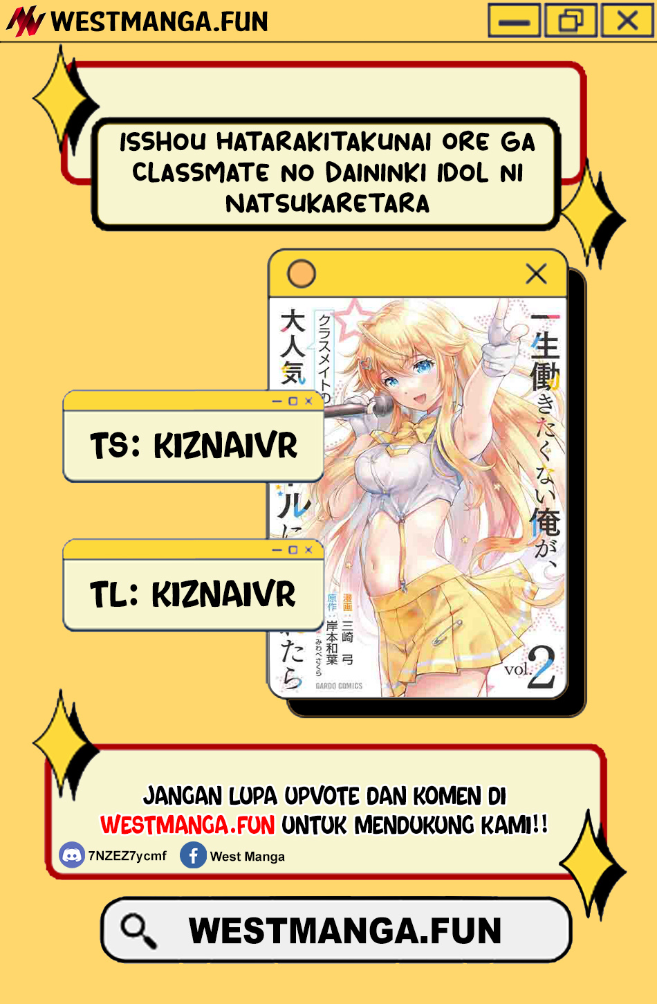 Isshou Hatarakitakunai Ore ga Classmate no Daininki Idol ni Natsukaretara Chapter 18 Gambar 3