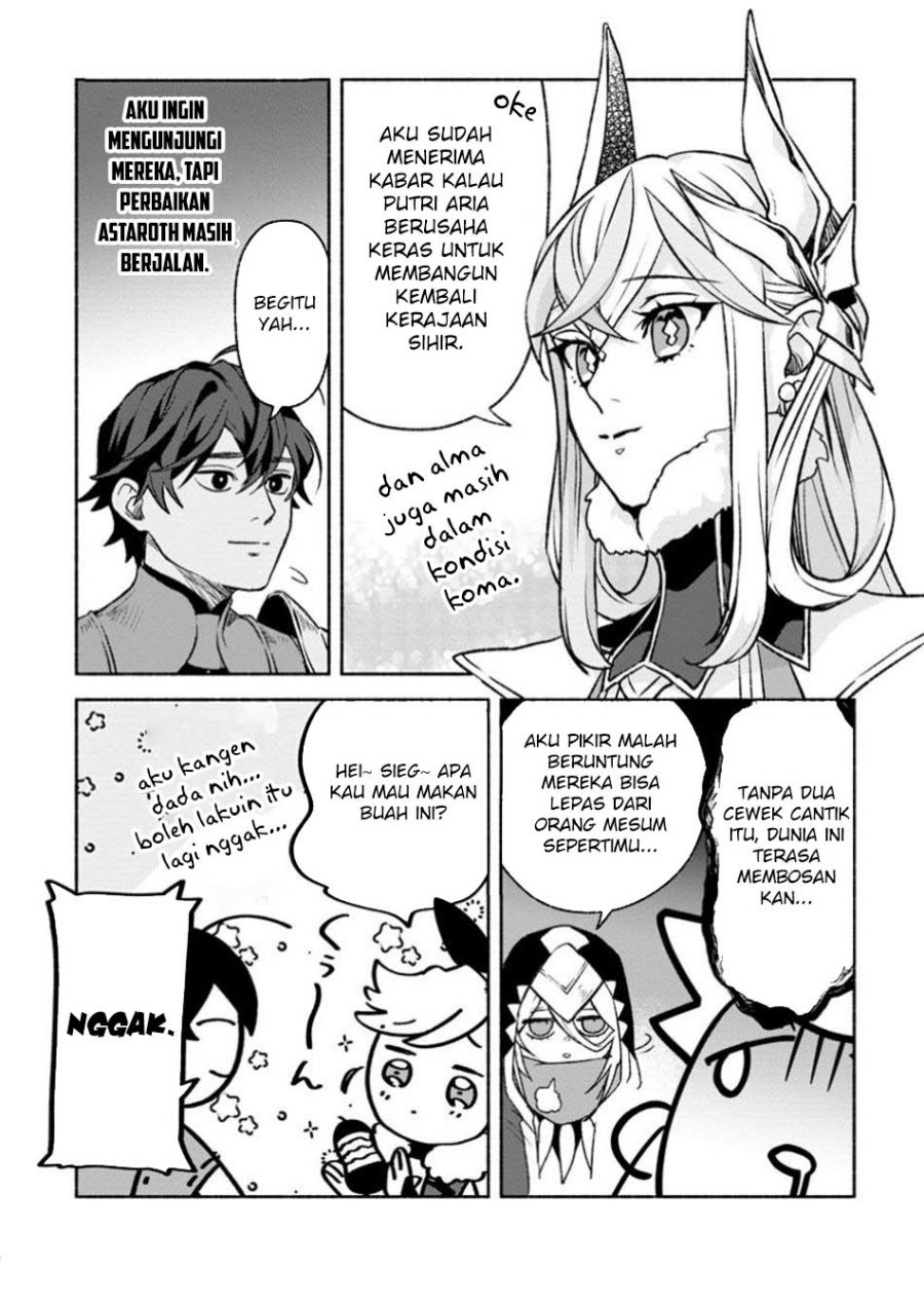 Manga Sono Monban, Saikyou Nitsuki: Tsuihou Sareta Bougyo Ryoku 9999 no Senshi, Outo no Monban Toshite Musou Suru Chapter 34.2 gambar 2
