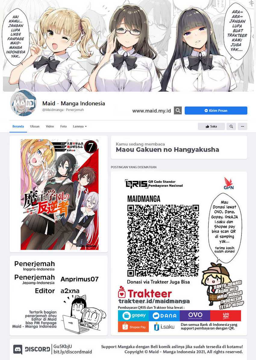 Manga Maou Gakuen no Hangyakusha Chapter 47 gambar 2