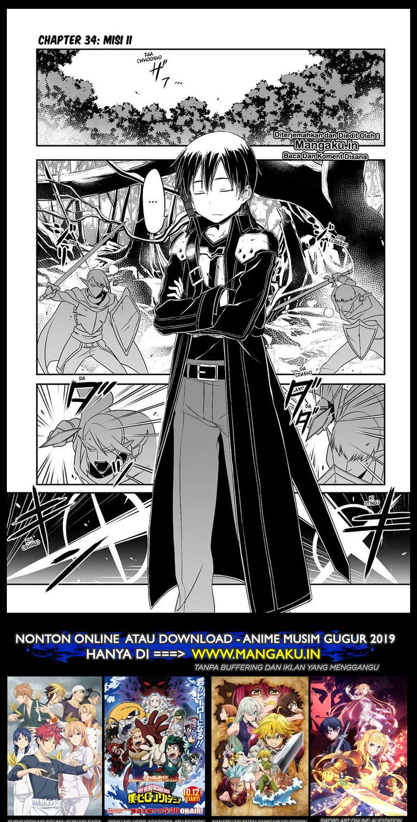Manga Sword Art Online – Progressive Chapter 34 gambar 2