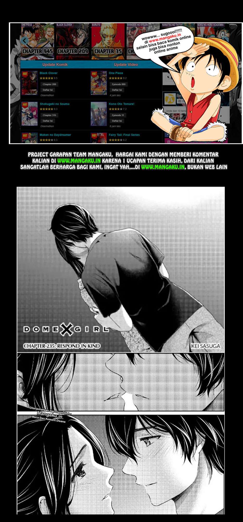 Manga Domestic na Kanojo Chapter 235 gambar 2