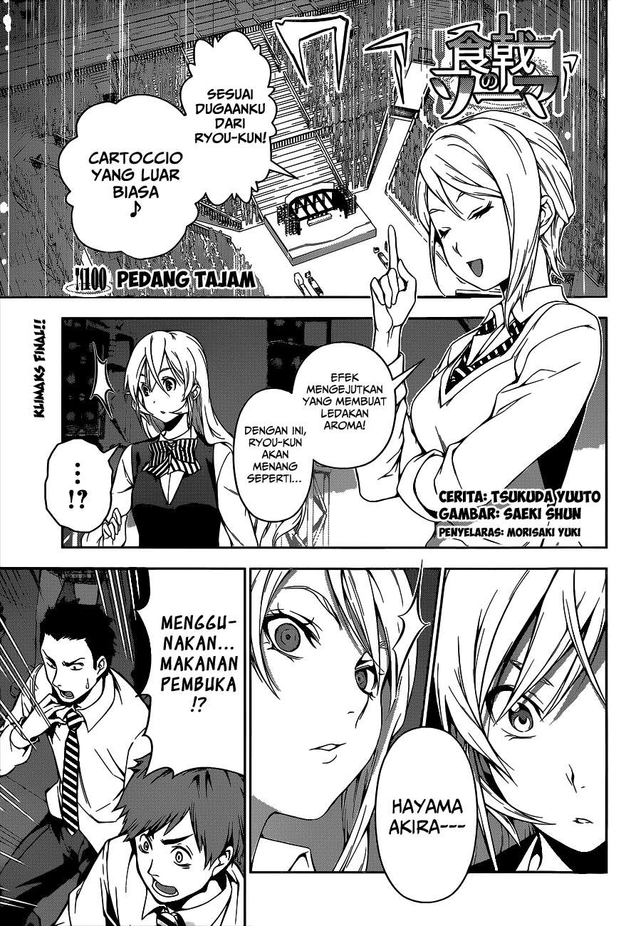 Manga Shokugeki no Souma Chapter 100 gambar 2