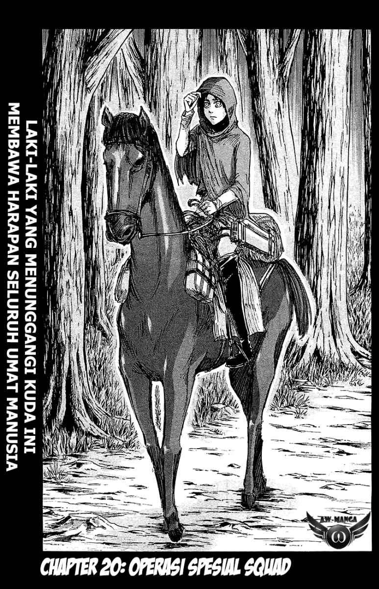 Shingeki no Kyojin Chapter 20 Gambar 3