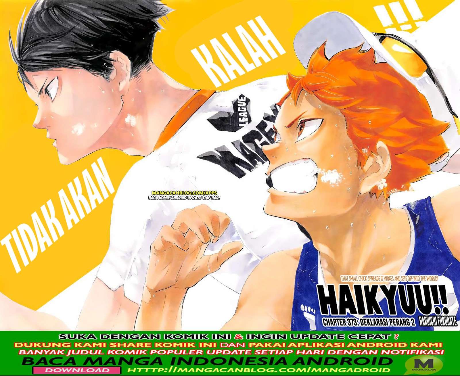 Manga Haikyuu!! Chapter 373 gambar 2