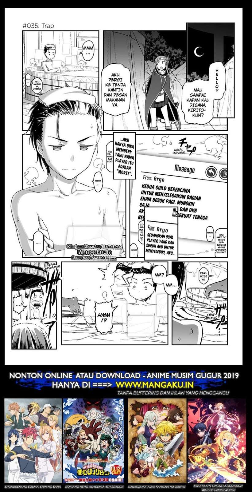 Manga Sword Art Online – Progressive Chapter 35 gambar 2