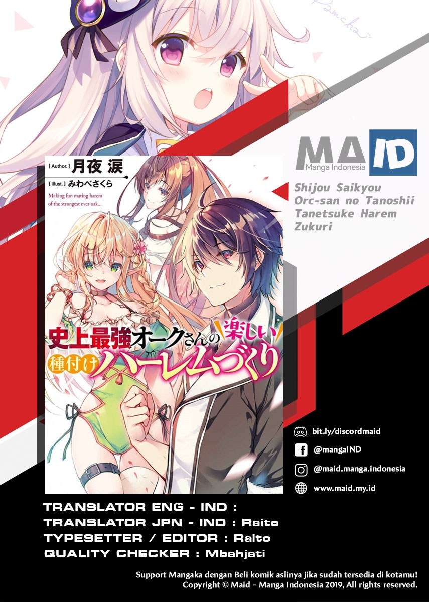Manga Shijou Saikyou Orc-san no Tanoshii Tanetsuke Harem Zukuri Chapter 10 gambar 2
