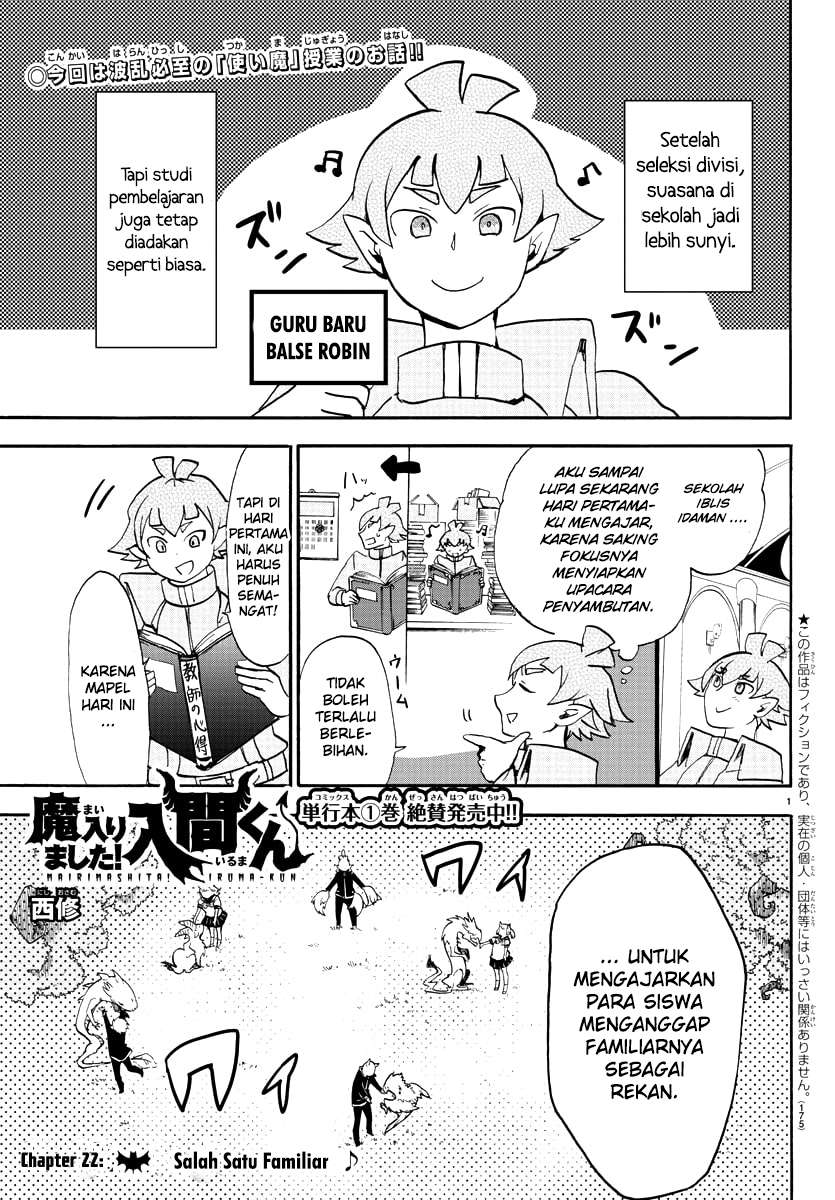 Manga Mairimashita! Iruma-kun Chapter 22 gambar 2