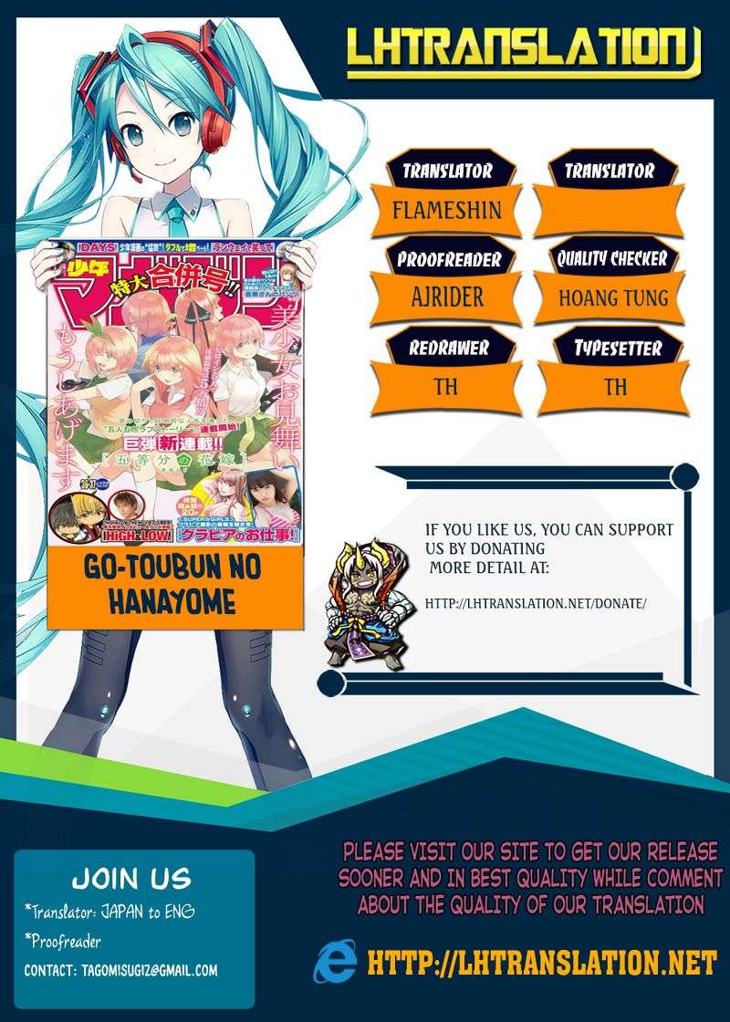 Manga Go-toubun no Hanayome Chapter 39 gambar 2