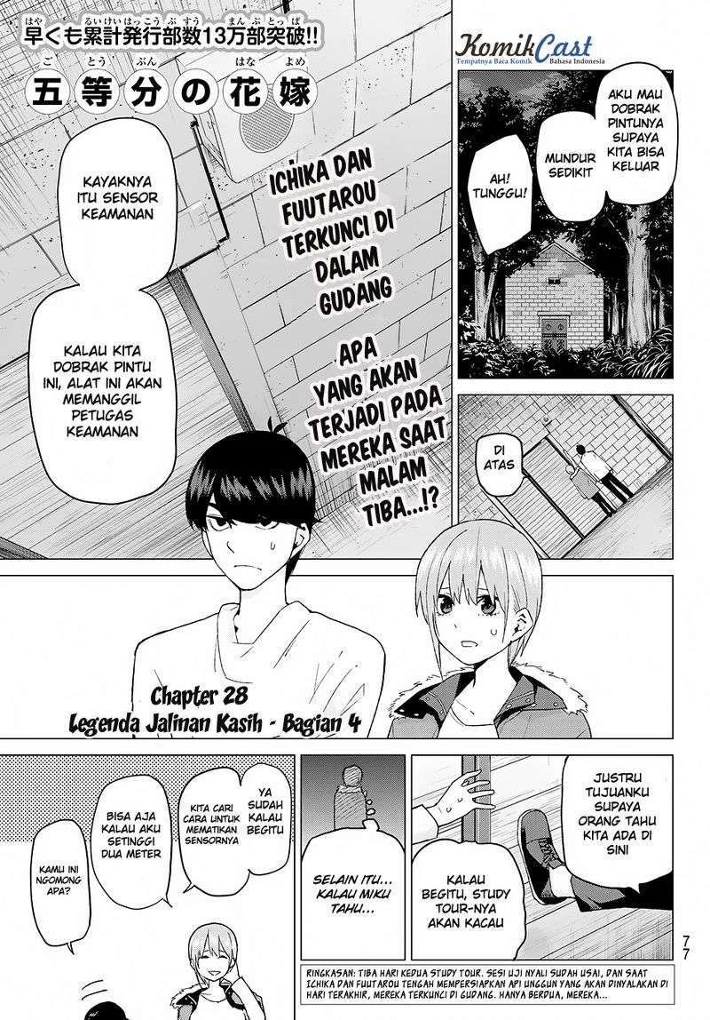 Manga Go-toubun no Hanayome Chapter 28 gambar 2