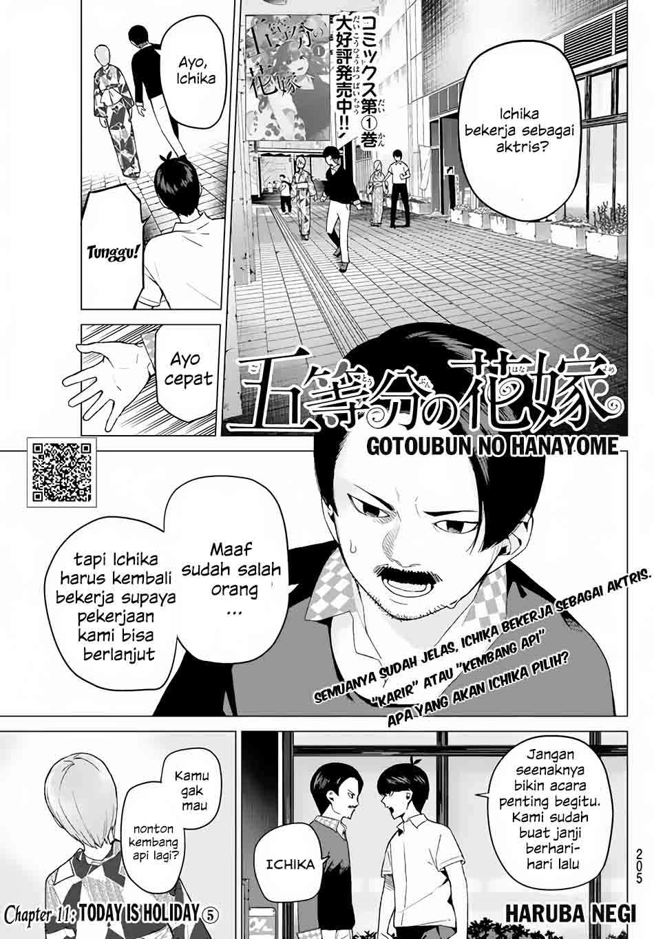 Manga Go-toubun no Hanayome Chapter 11 gambar 2