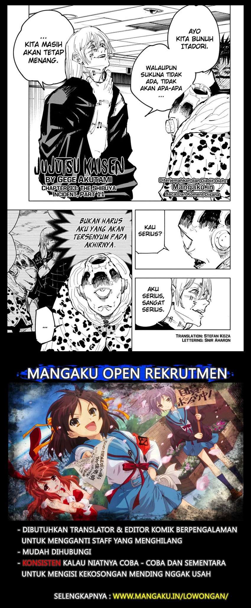 Manga Jujutsu Kaisen Chapter 93 gambar 2
