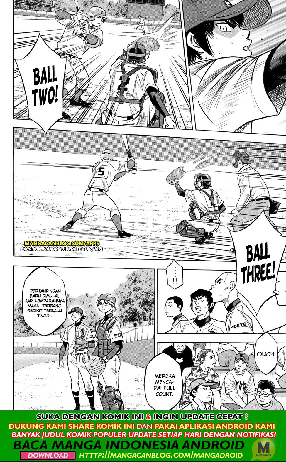 Manga Diamond no Ace Act 2 Chapter 190 gambar 2