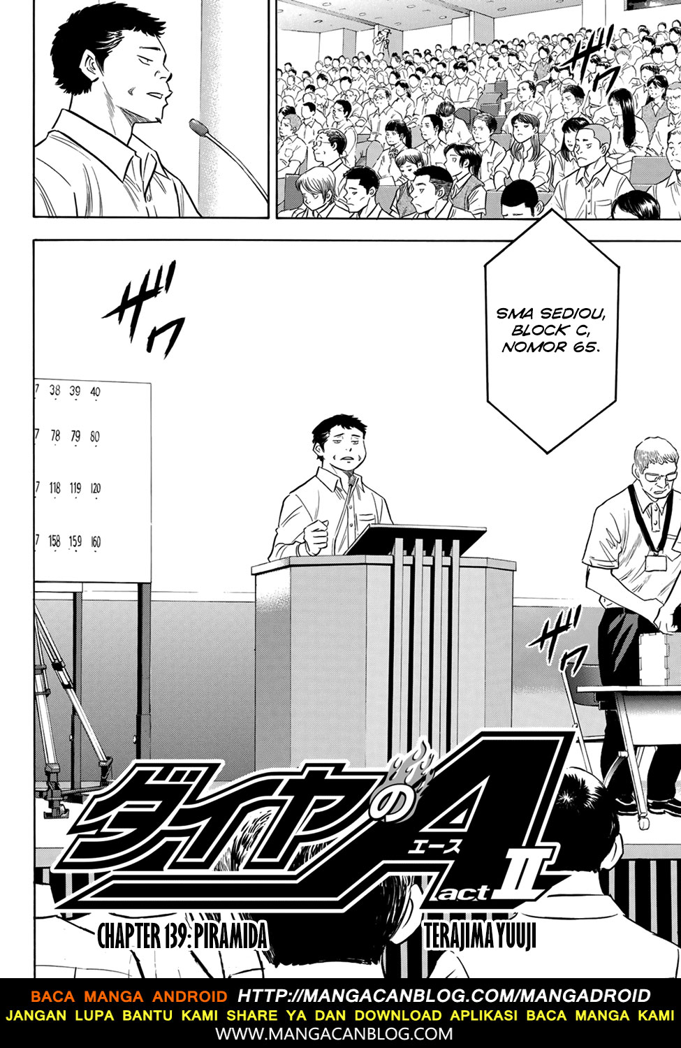Manga Diamond no Ace Act 2 Chapter 139 gambar 2