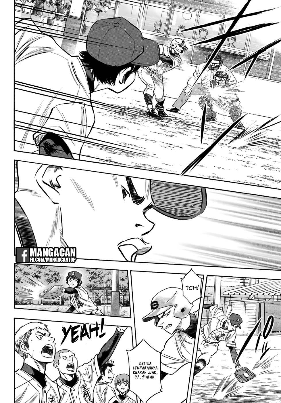 Manga Diamond no Ace Act 2 Chapter 122 gambar 2