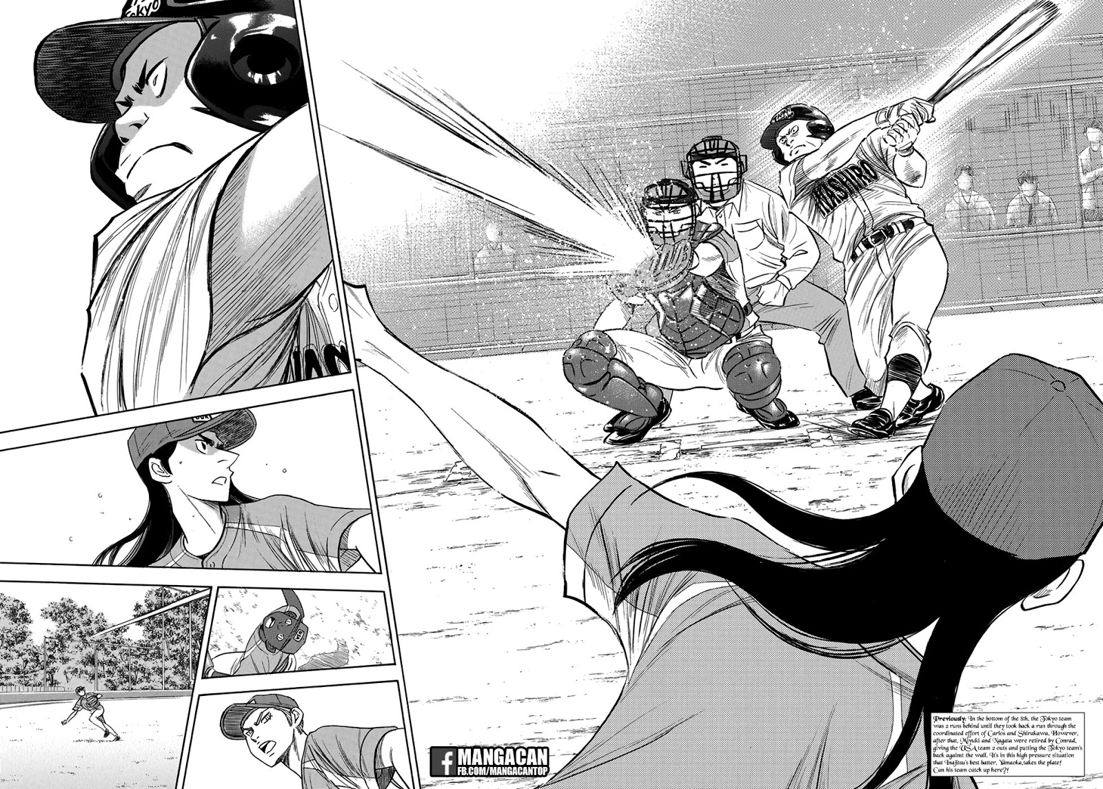 Manga Diamond no Ace Act 2 Chapter 114 gambar 2