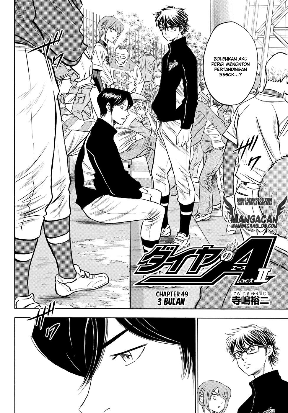 Manga Diamond no Ace Act 2 Chapter 49 gambar 2