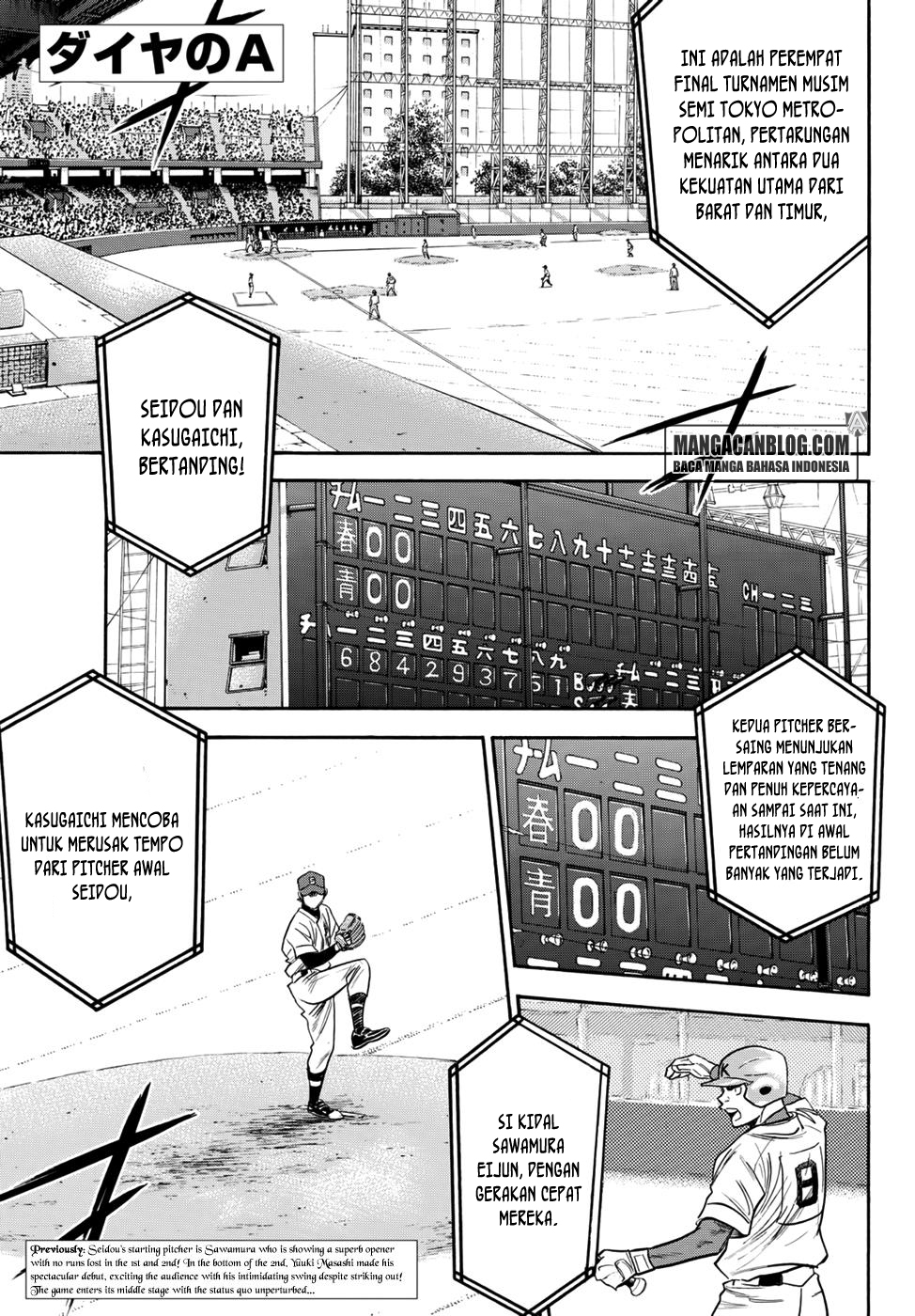 Manga Diamond no Ace Act 2 Chapter 28 gambar 2