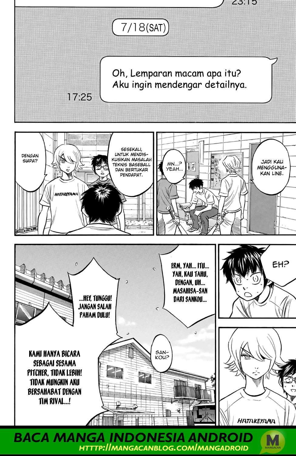 Manga Diamond no Ace Act 2 Chapter 171 gambar 2