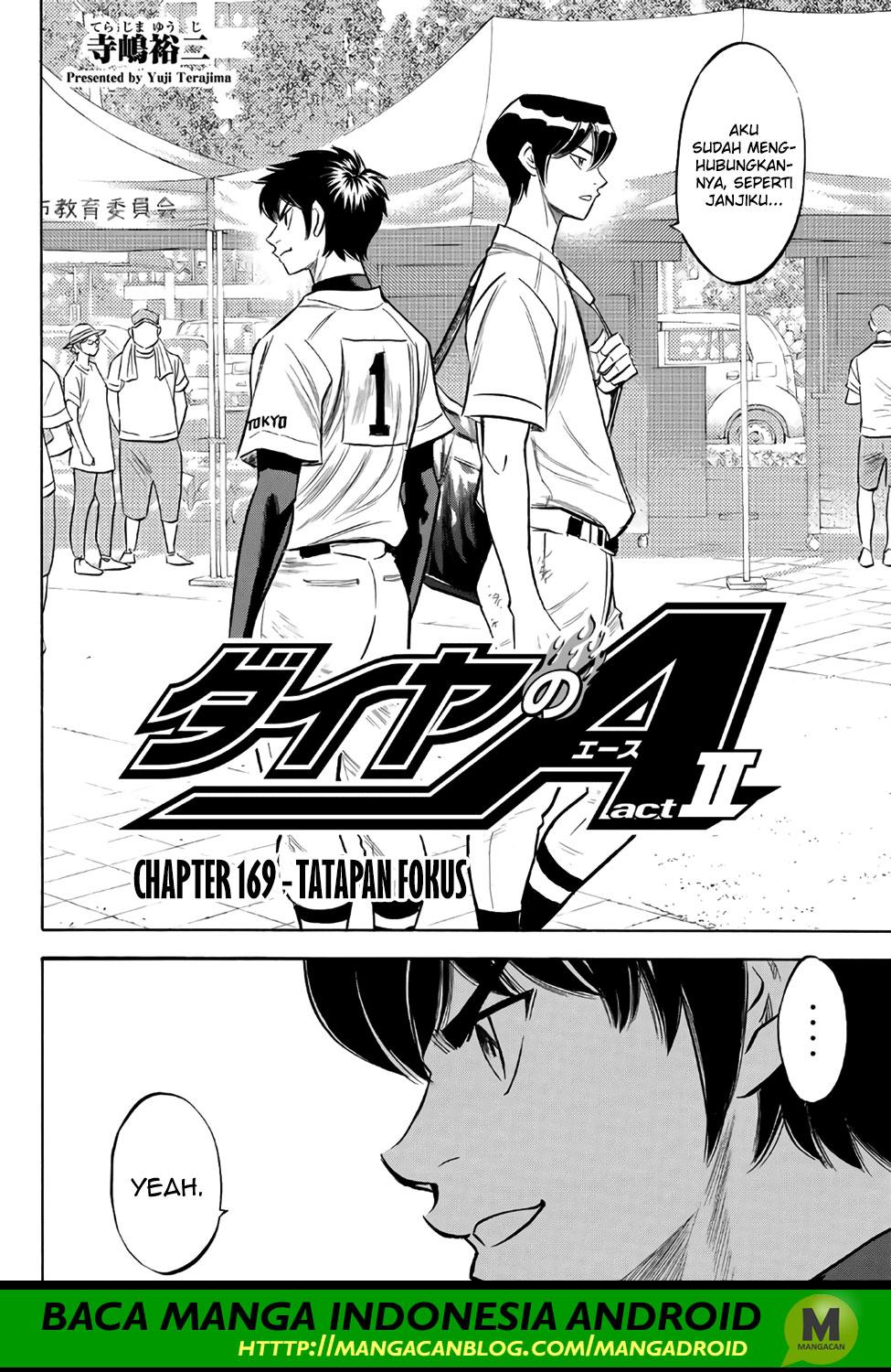 Manga Diamond no Ace Act 2 Chapter 169 gambar 2