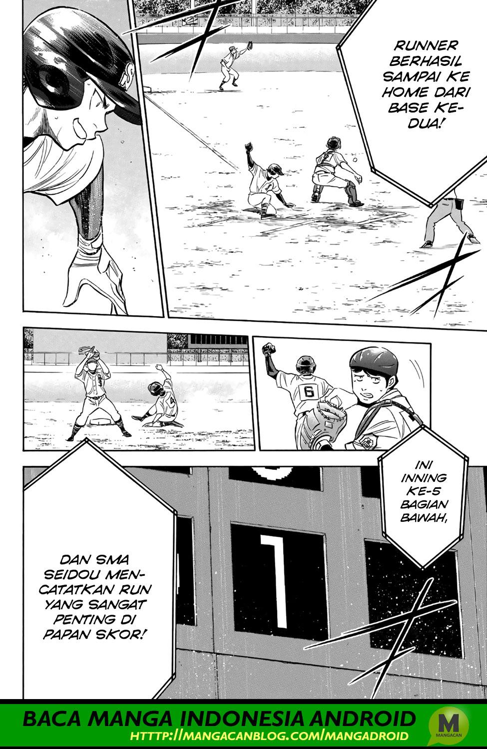 Manga Diamond no Ace Act 2 Chapter 166 gambar 2