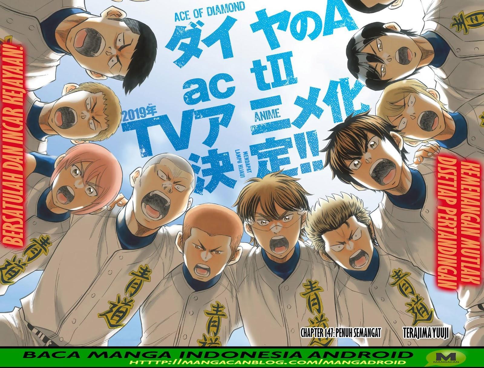 Manga Diamond no Ace Act 2 Chapter 147 gambar 2