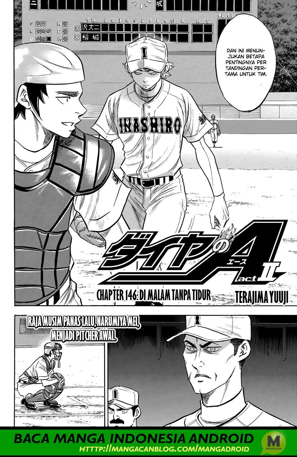 Manga Diamond no Ace Act 2 Chapter 146 gambar 2