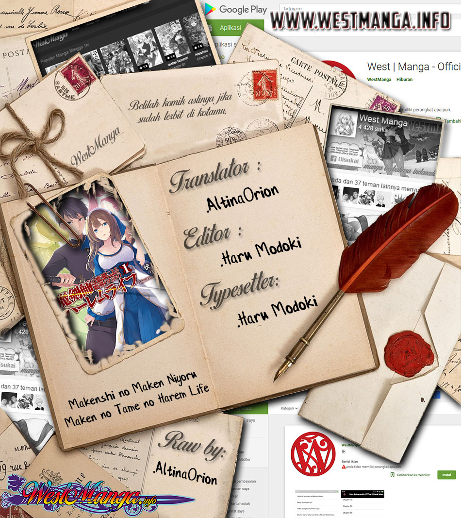 Manga Makenshi no Maken Niyoru Maken no Tame no Harem Life Chapter 02 gambar 2