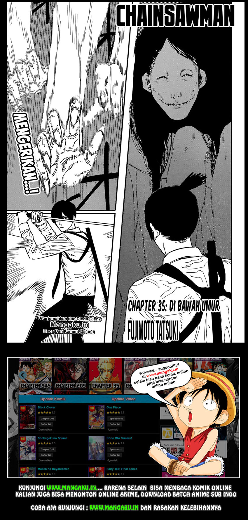 Manga Chainsaw Man Chapter 35 gambar 2