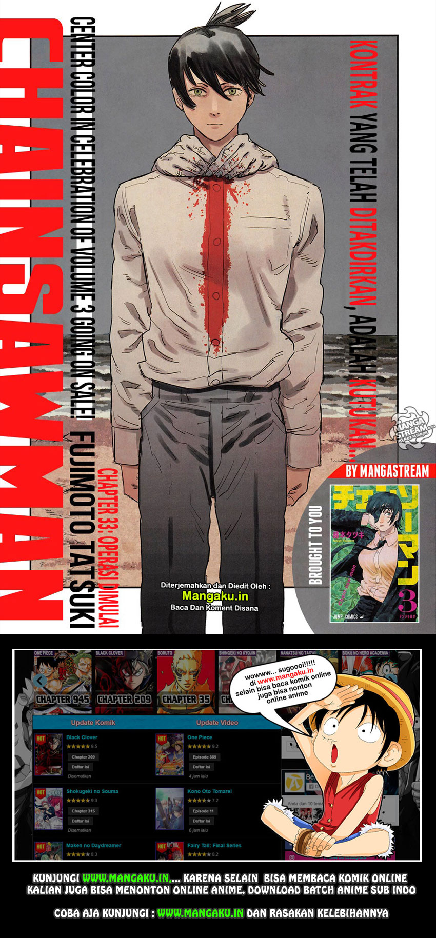 Manga Chainsaw Man Chapter 33 gambar 2