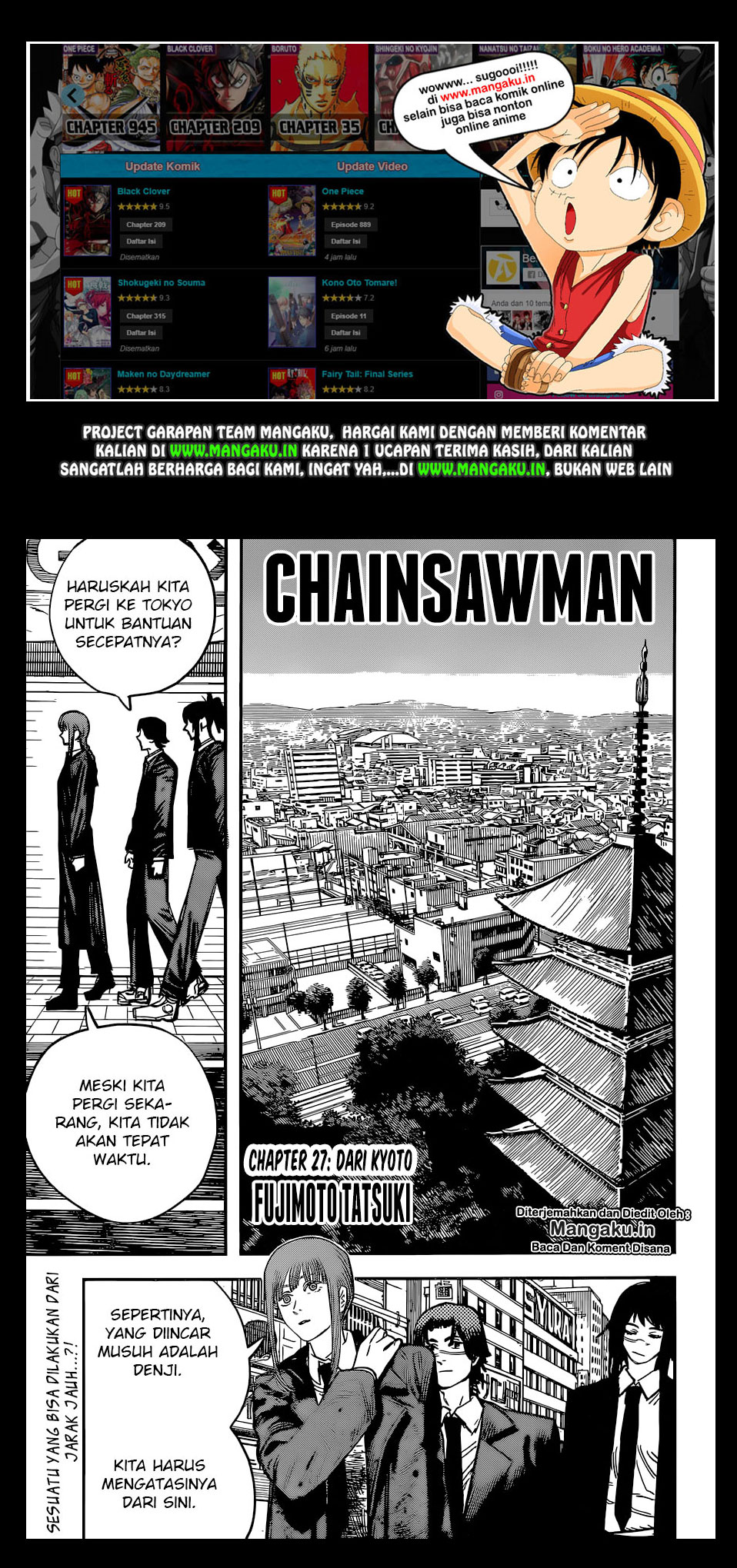Manga Chainsaw Man Chapter 27 gambar 2