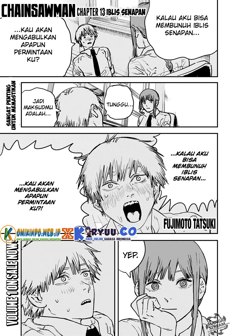 Manga Chainsaw Man Chapter 13 gambar 2
