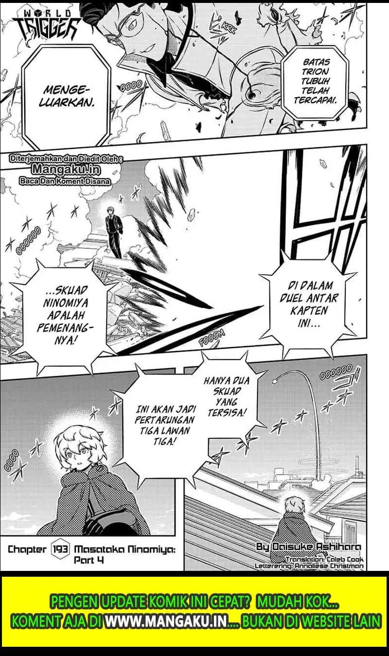 Manga World Trigger Chapter 193 gambar 2