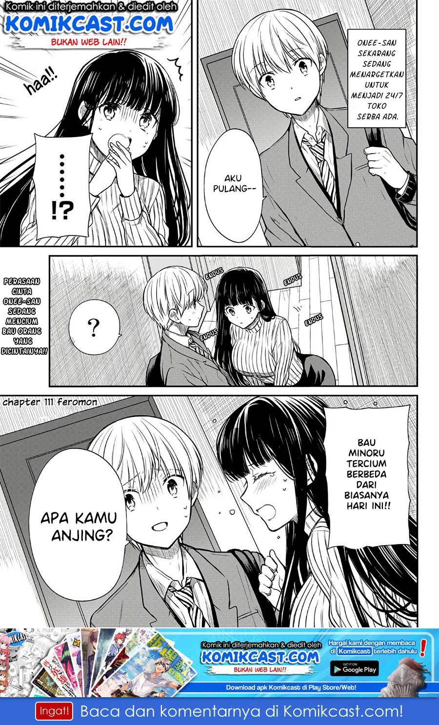 Manga Danshi Koukousei wo Yashinaitai Onee-san no Hanashi Chapter 111 gambar 2