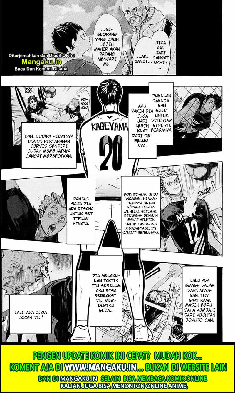 Manga Haikyuu!! Chapter 388 gambar 2
