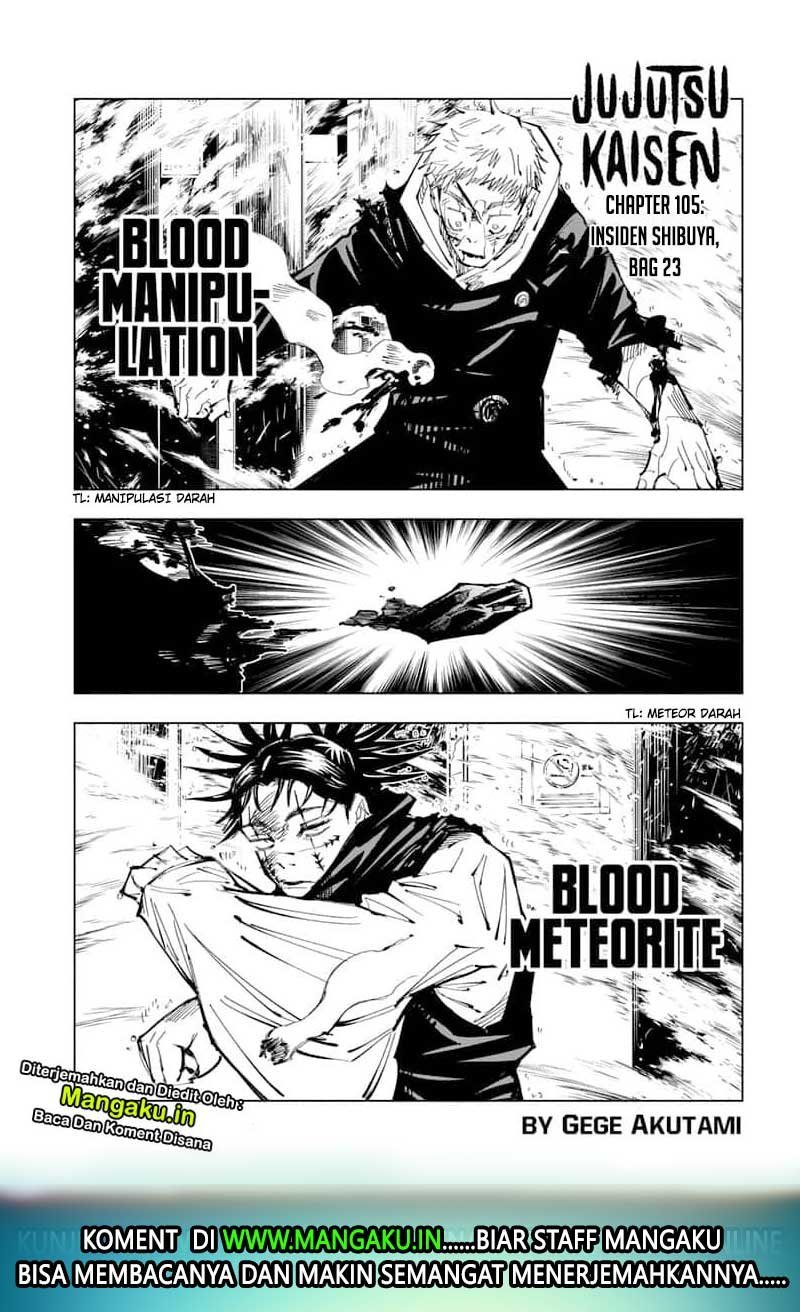 Manga Jujutsu Kaisen Chapter 105 gambar 2