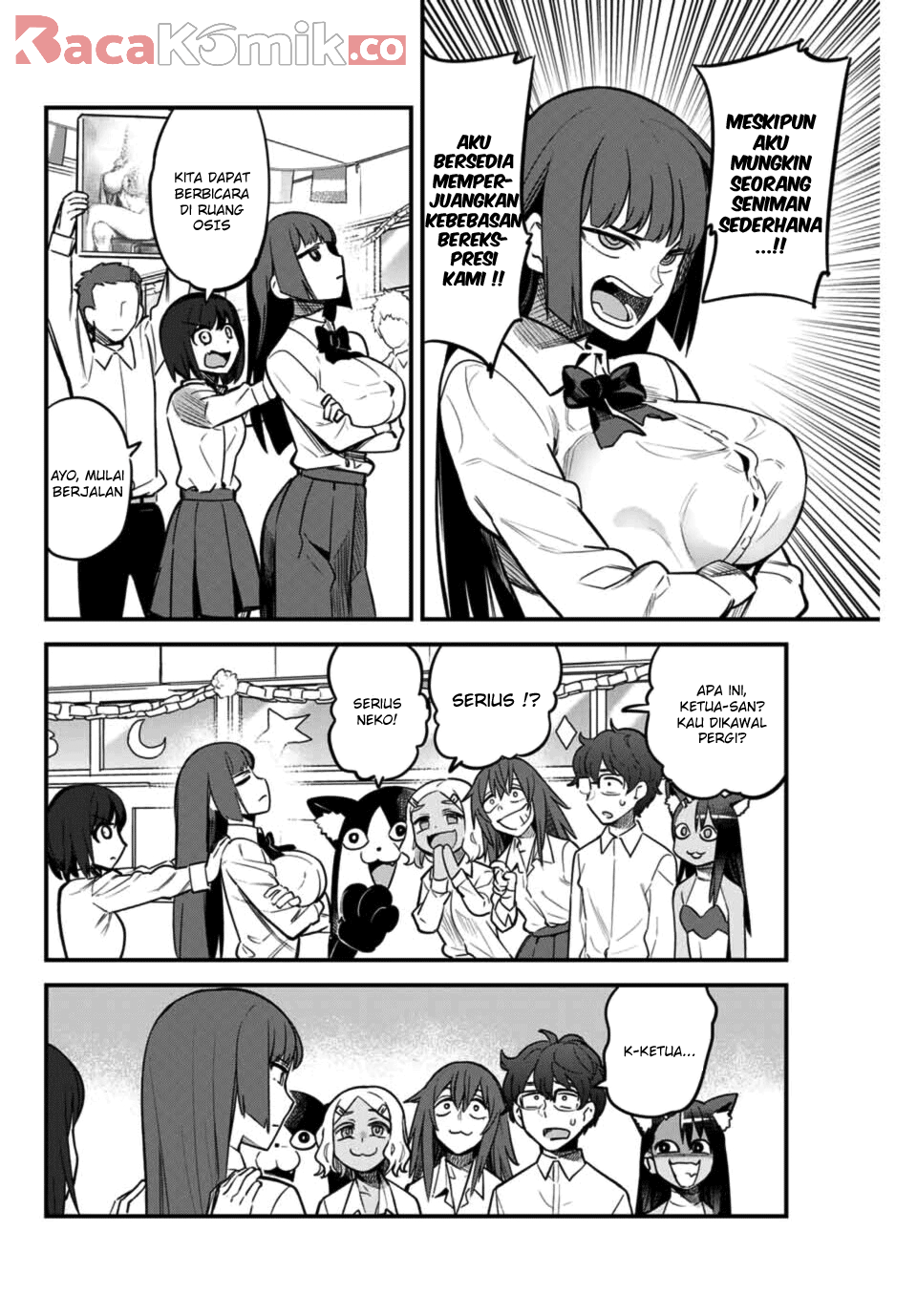 Manga Ijiranaide, Nagatoro-san Chapter 46 gambar 2