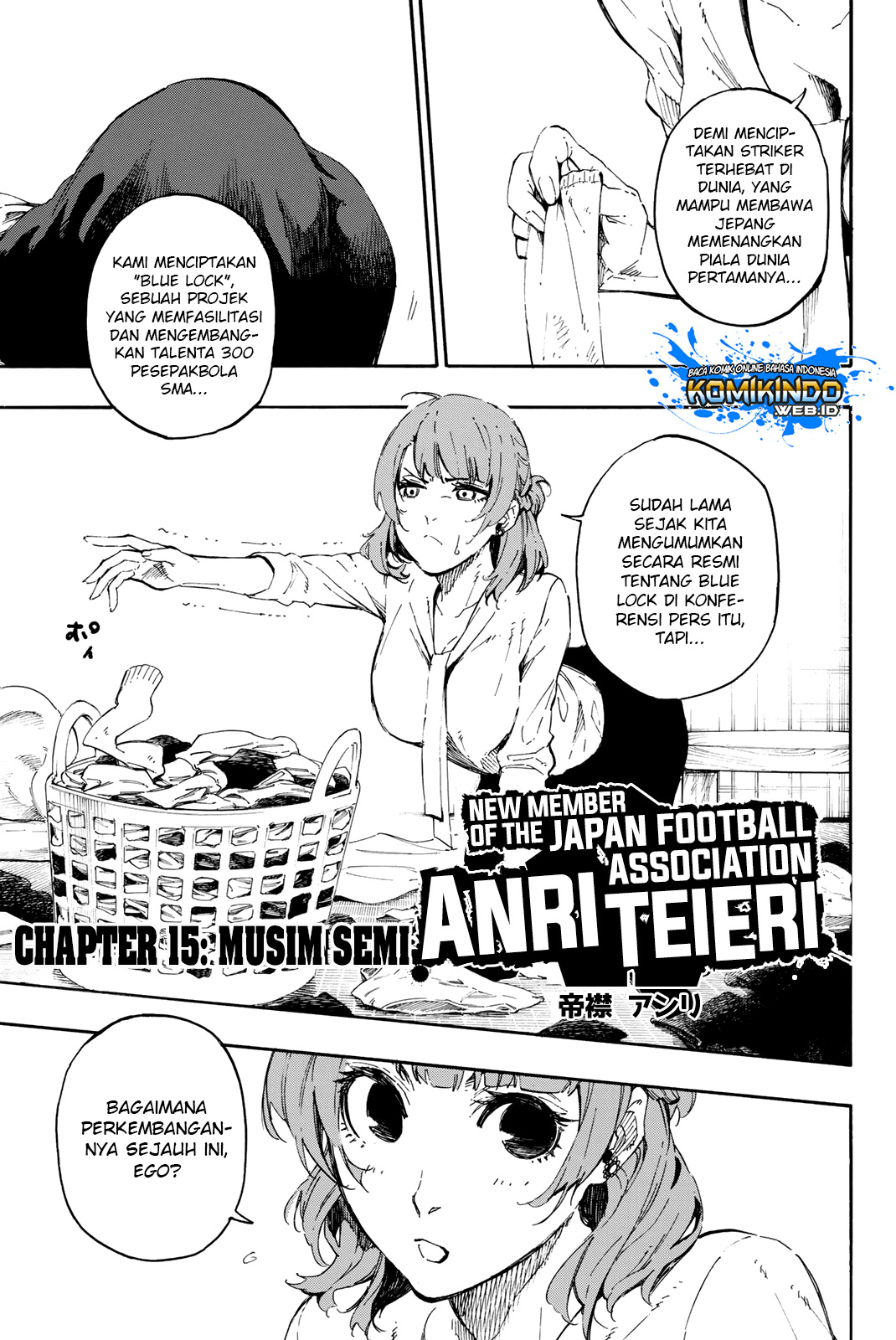 Manga Blue Lock Chapter 15 gambar 2