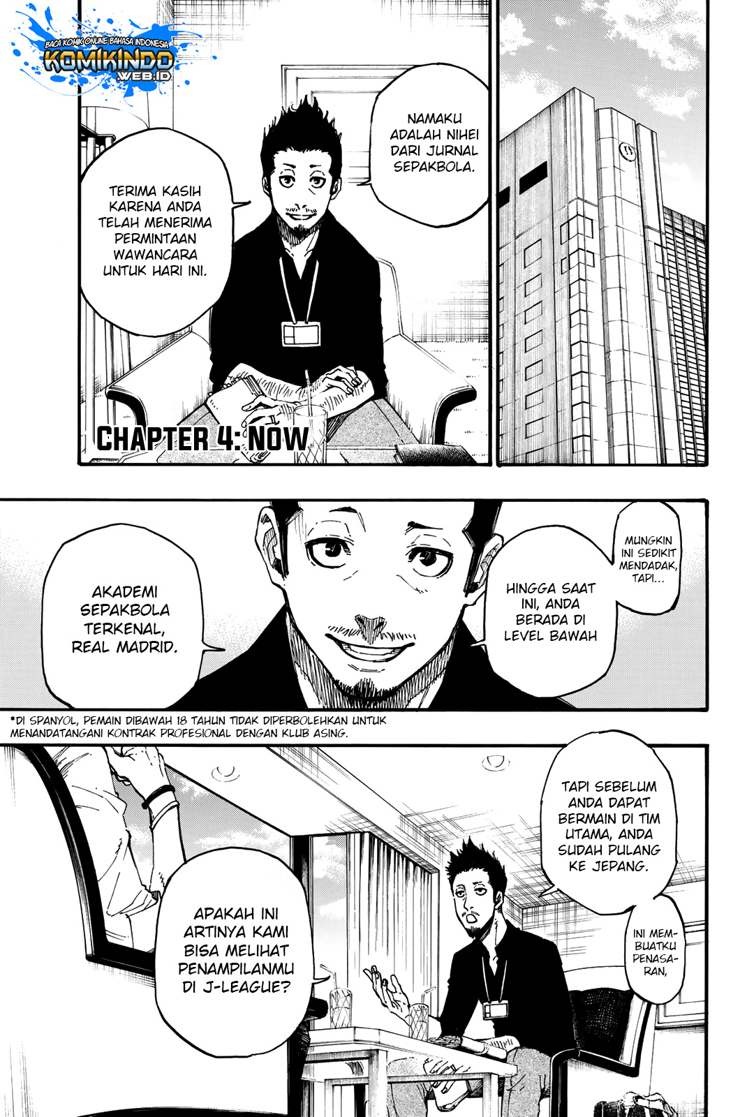 Manga Blue Lock Chapter 04 gambar 2